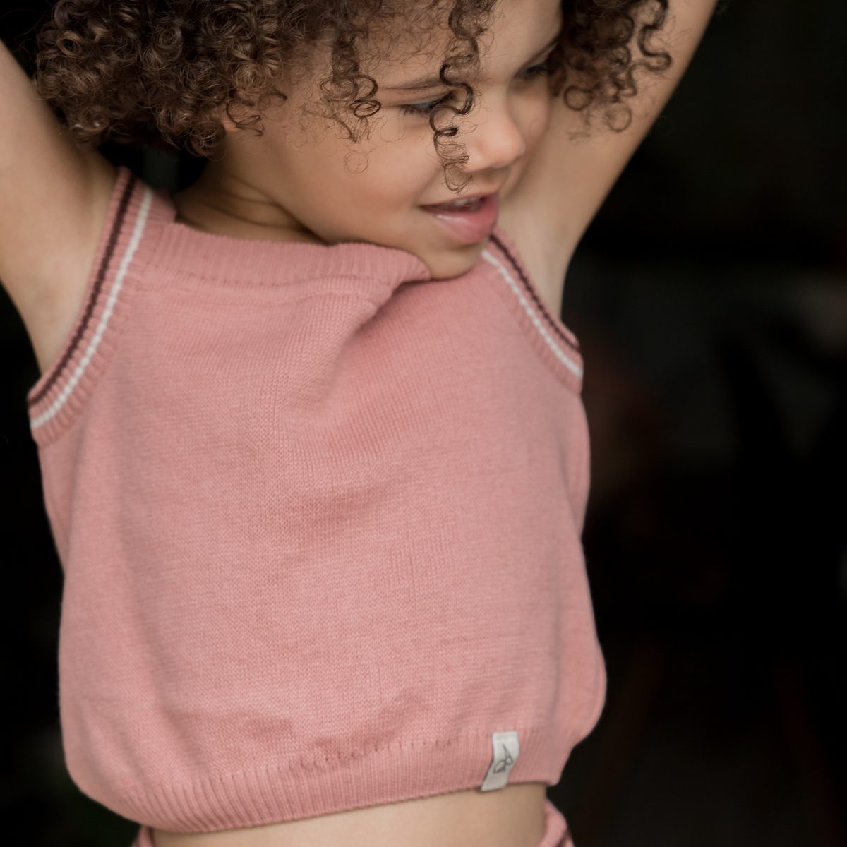 Lee Knit Cropped Top & Sus Knit Bloomer | Blush