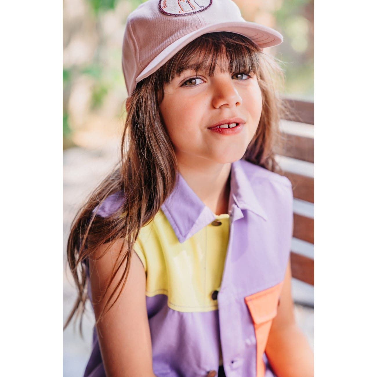 Lenny Vest | Lavender/Orange/Banana