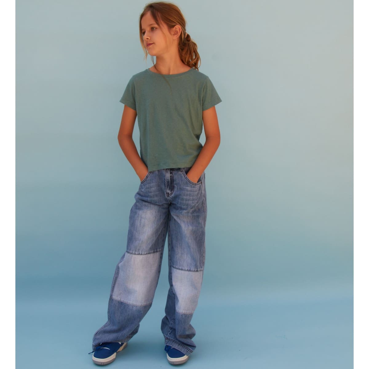 24116 Denim Pants | Washed Denim