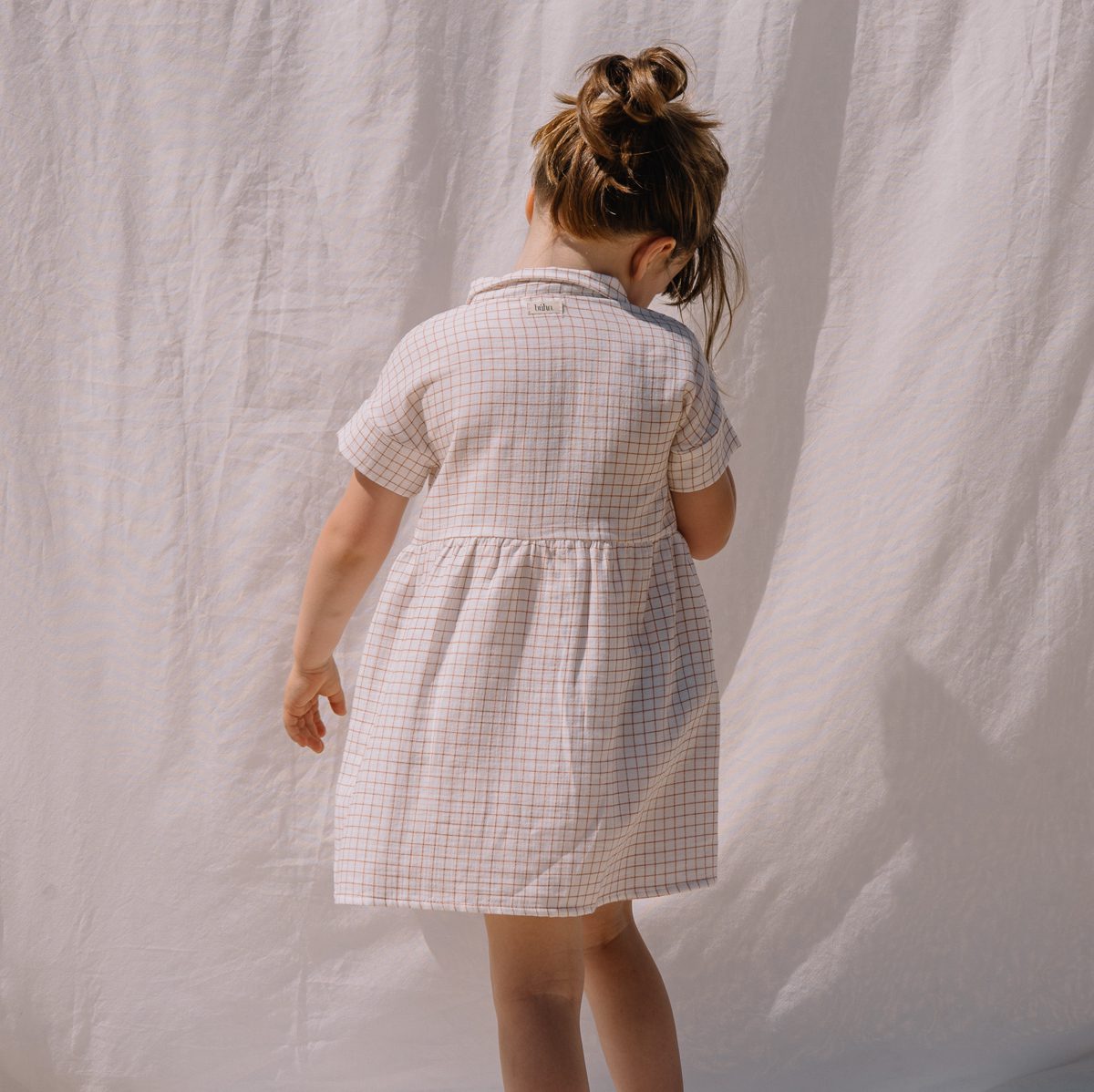 Terracota Mini Check Dress