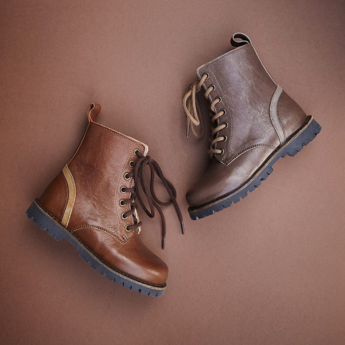 Lace Up Boots Oat
