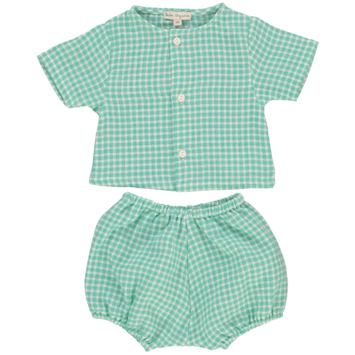 Leo Baby Set |  Mediterranean Check
