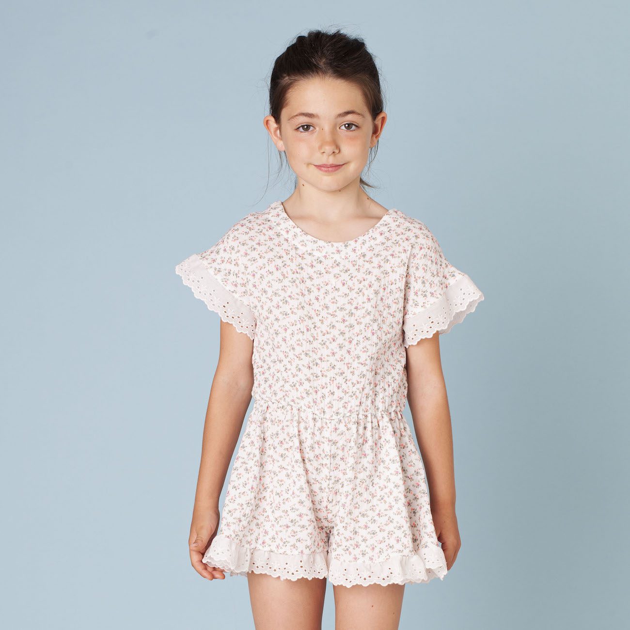 Livery Floral Short Jumpsuit | Off-White