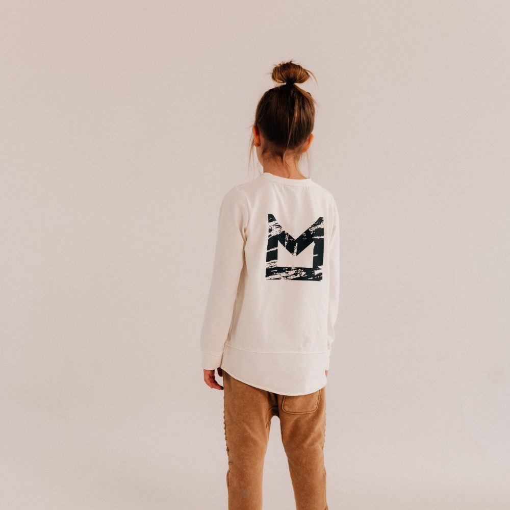 M Longsleeve Top | White