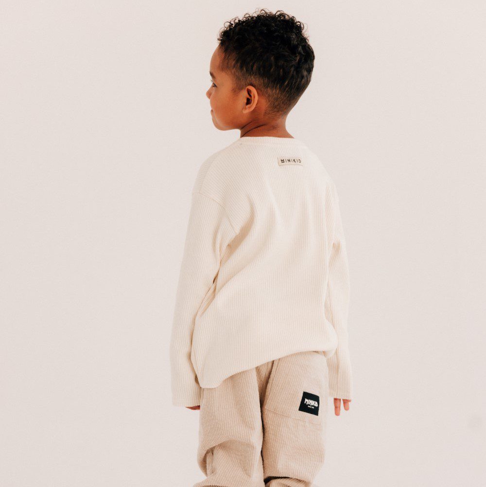 Terry Beige Comfort Fit Pants