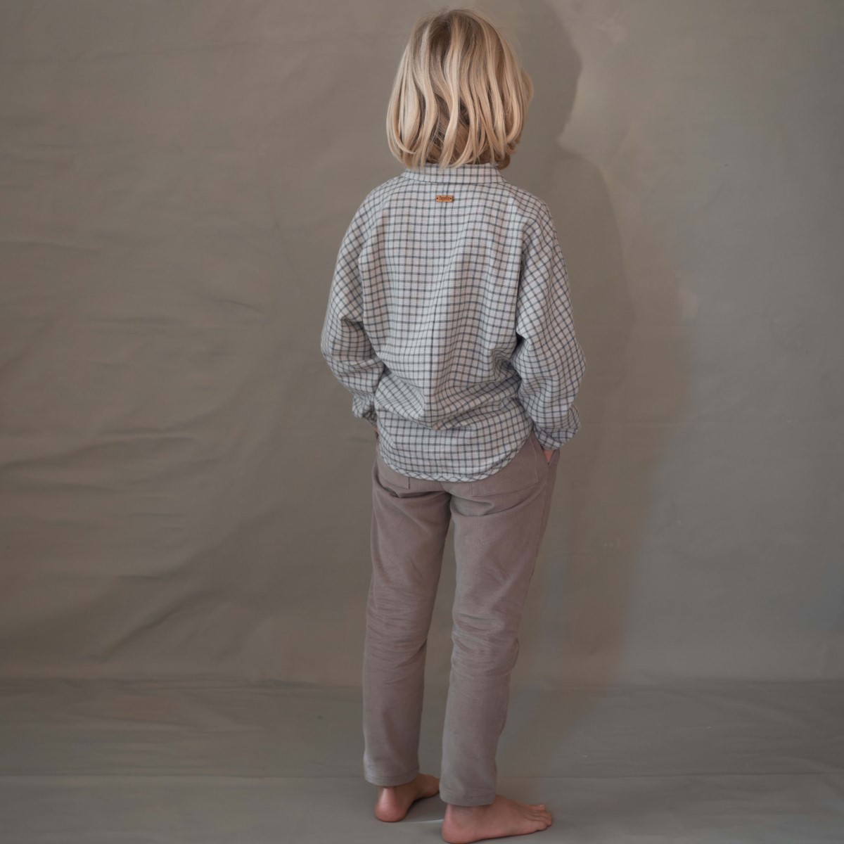 Multi Colored Plaid Shirt W/ Double Placket