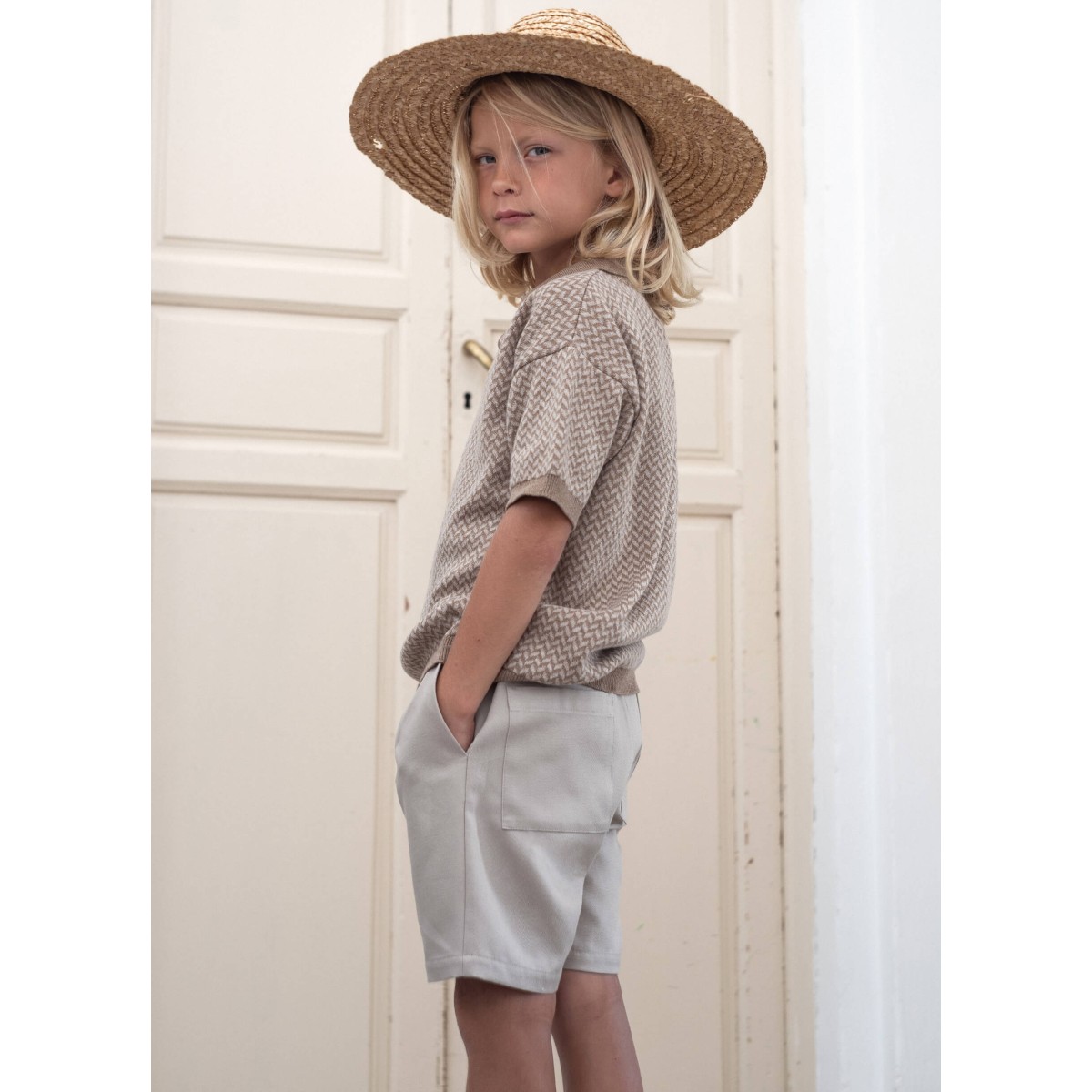 Brown Knitted Jersey