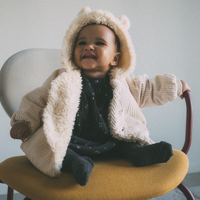 Corduroy Baby Coat