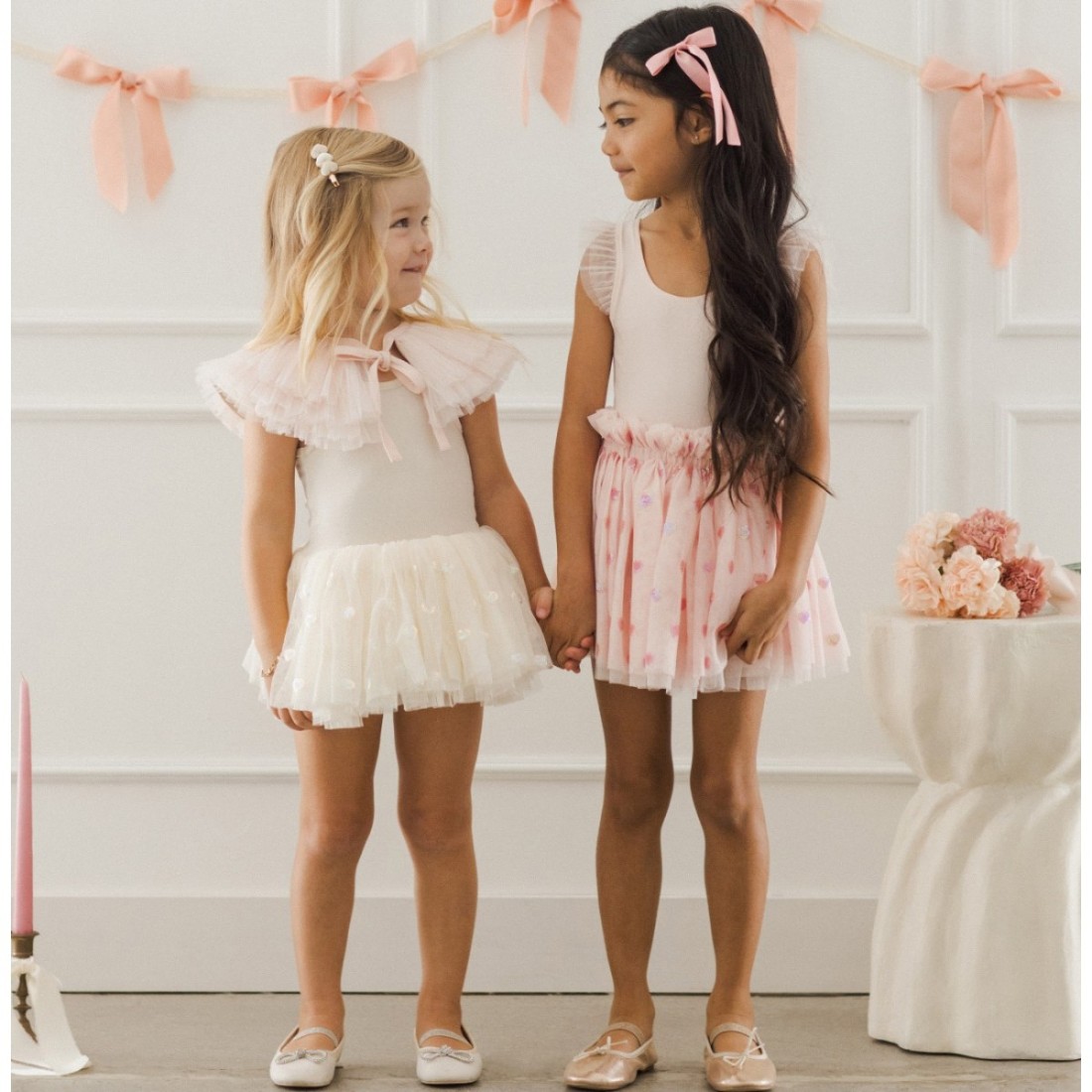 Ruffle Tulle Collar | Blush
