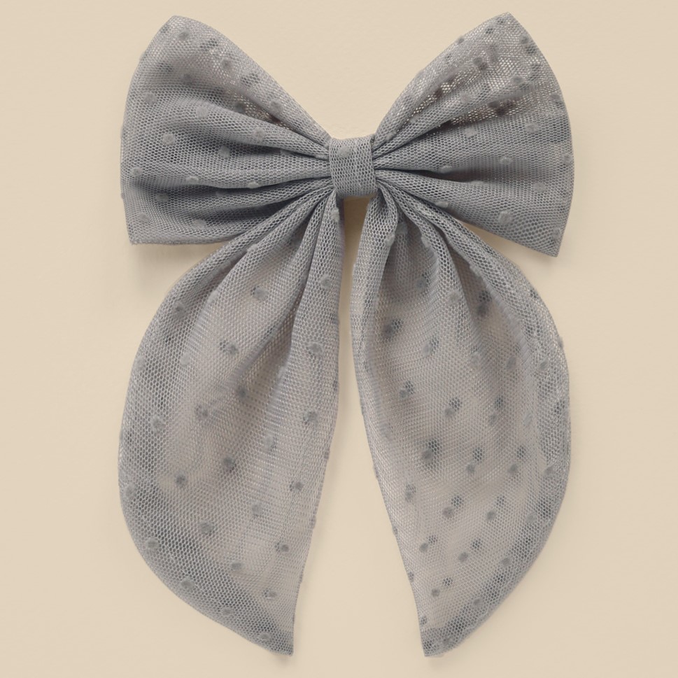 Oversized Bow | Vintage Blue