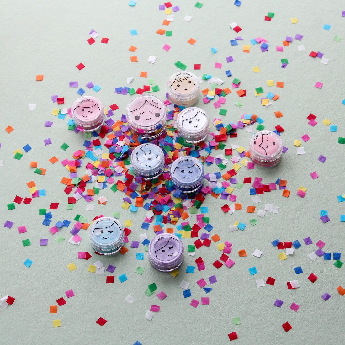Natural Shimmery Children's Play Makeup Eyeshadow | Purple