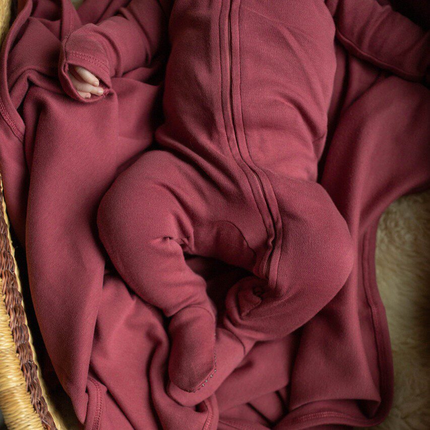 Zipper Footie | Appleberry