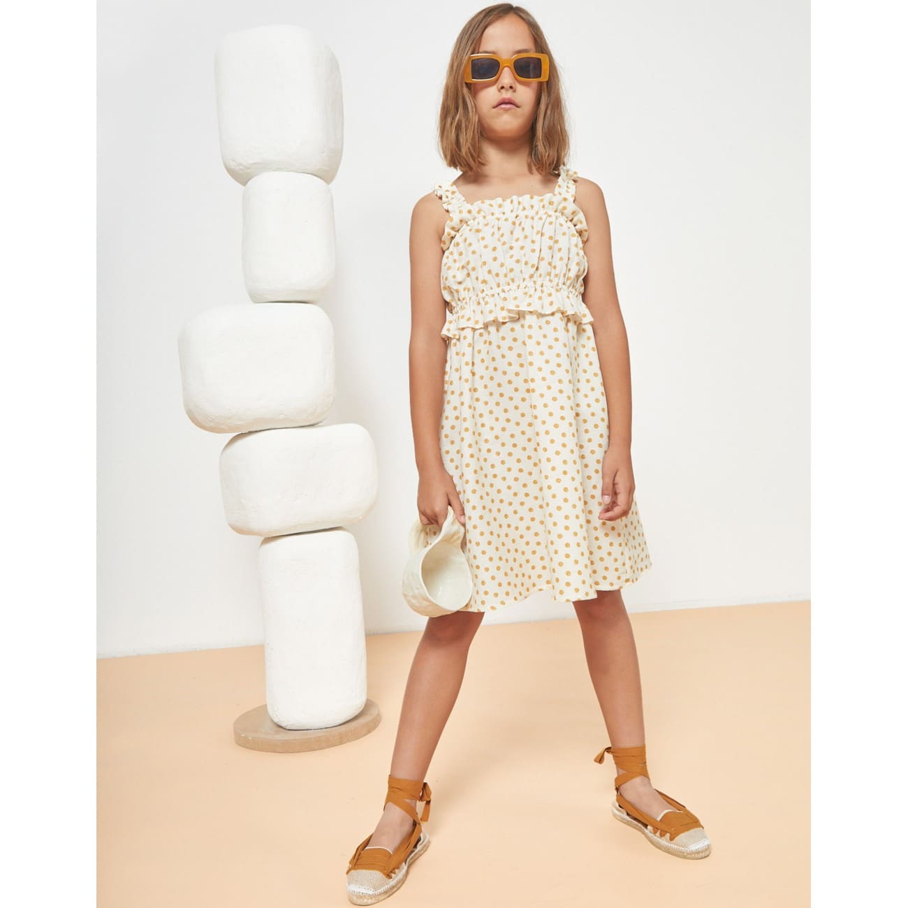 Lena Dots Tulip Dress