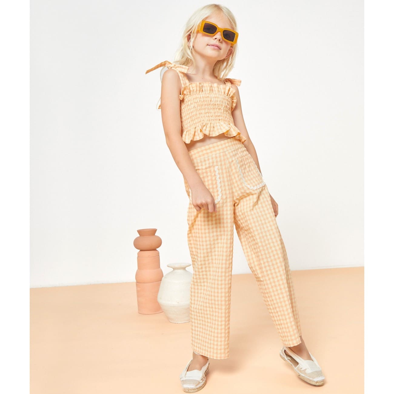 Iris Vichy Top & Pauline Vichy Pant