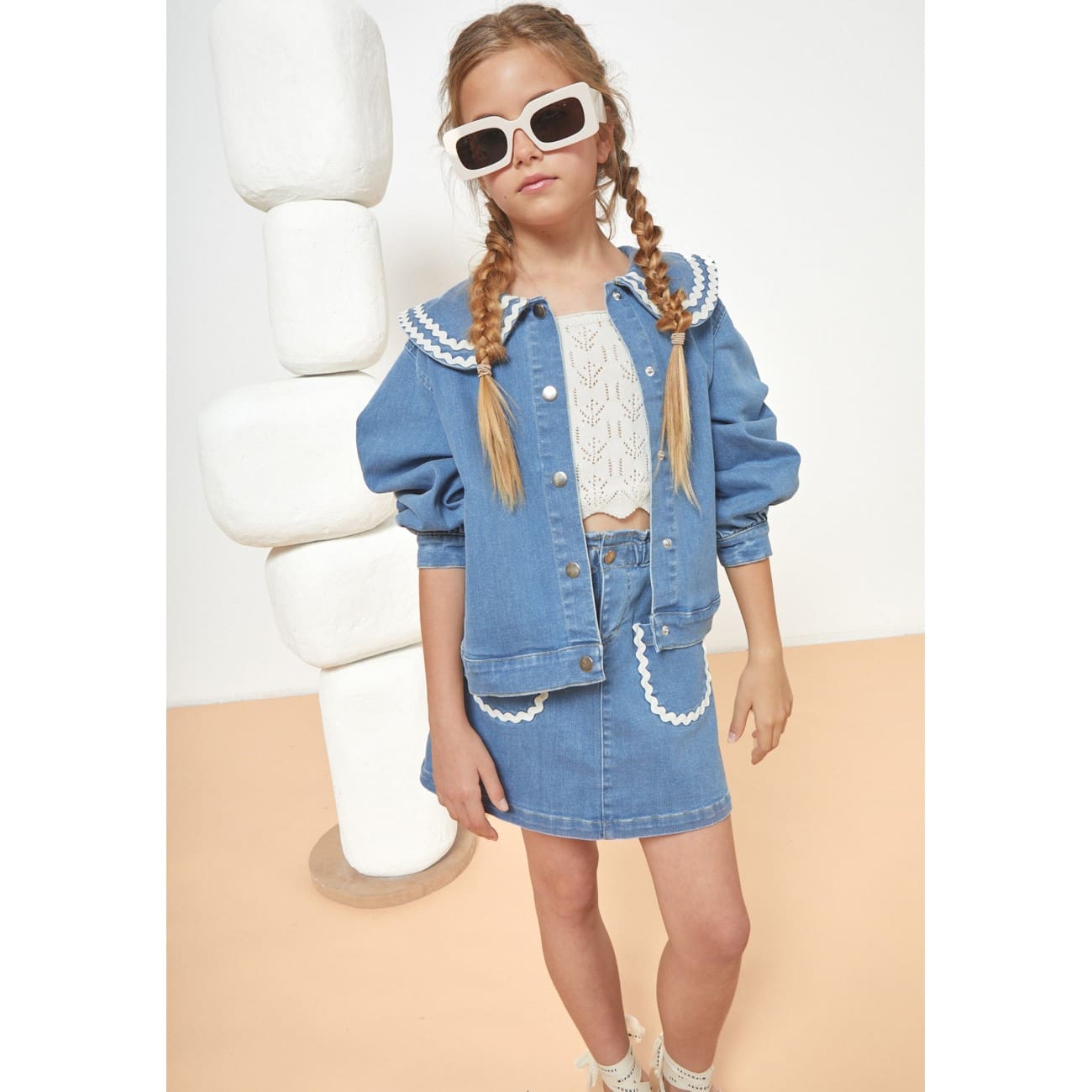 Carine Denim Skirt