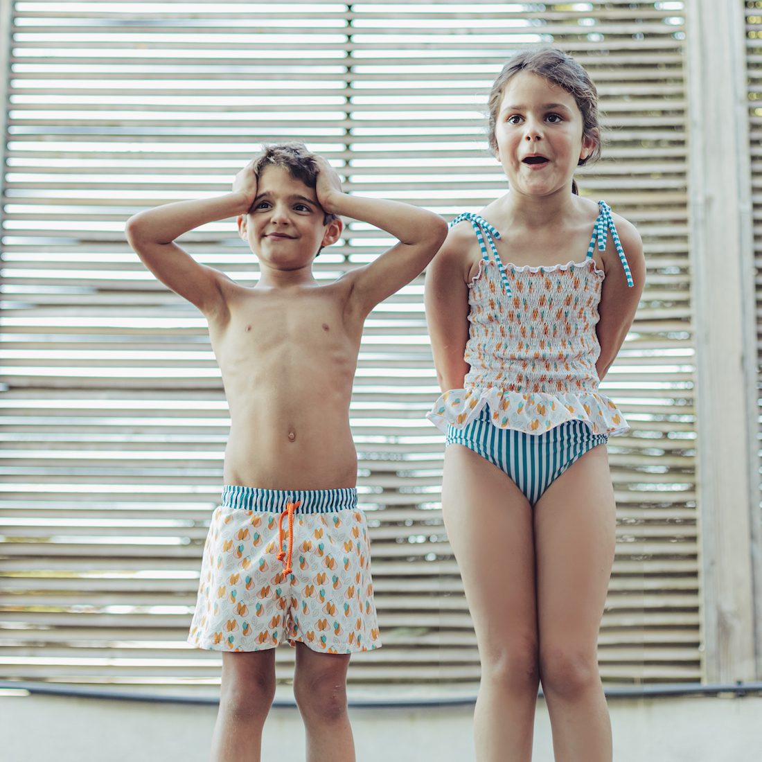Pears & Stripes Swimsuit
