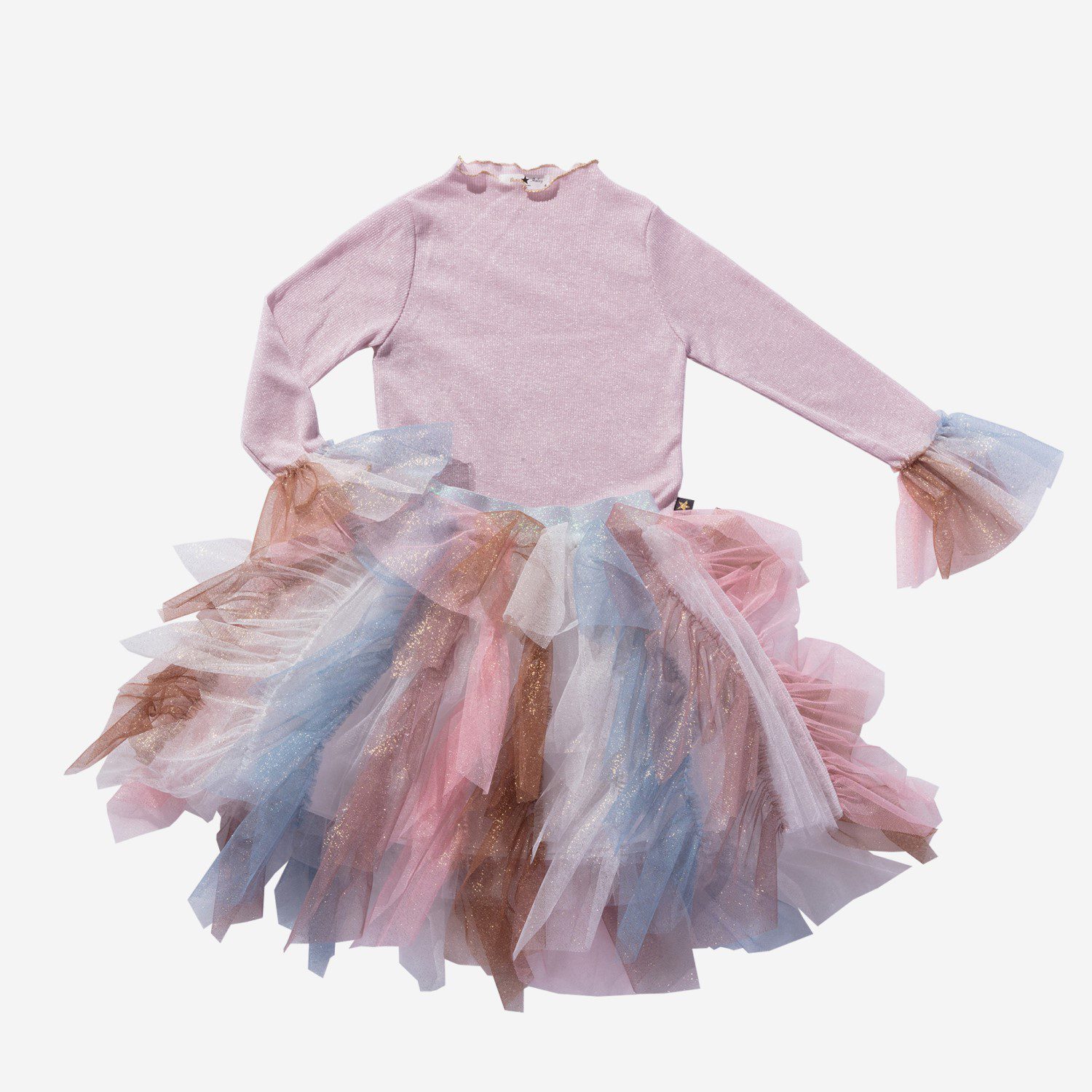 Waved Top Skirt Set