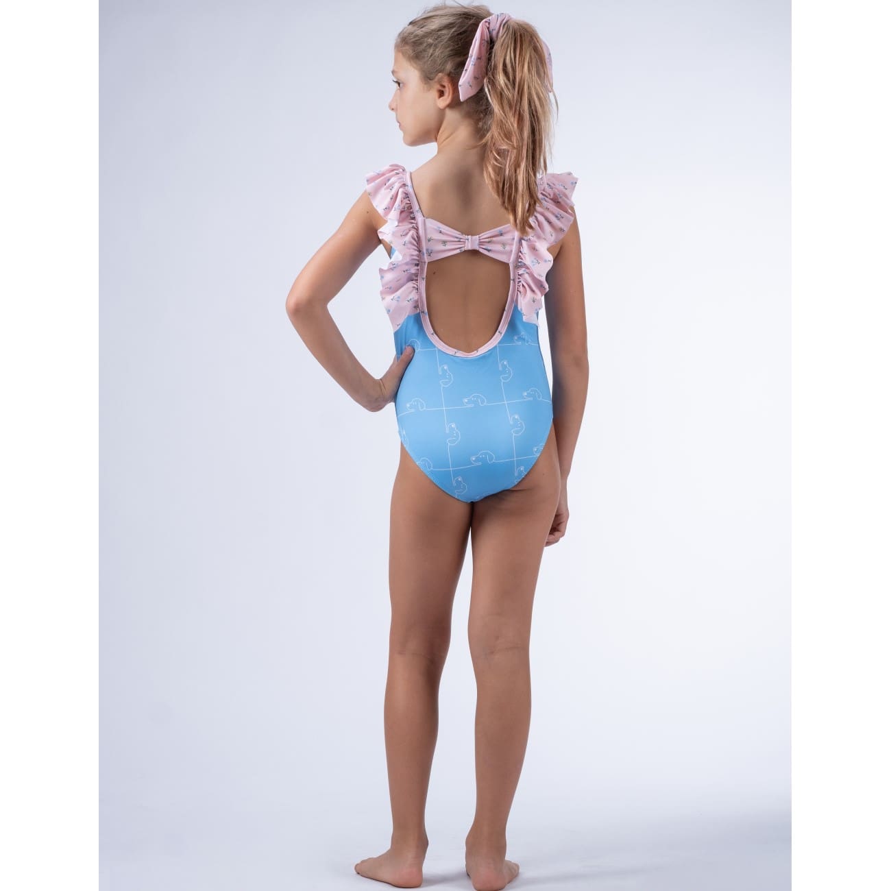 Puzzle Dog Swimsuit