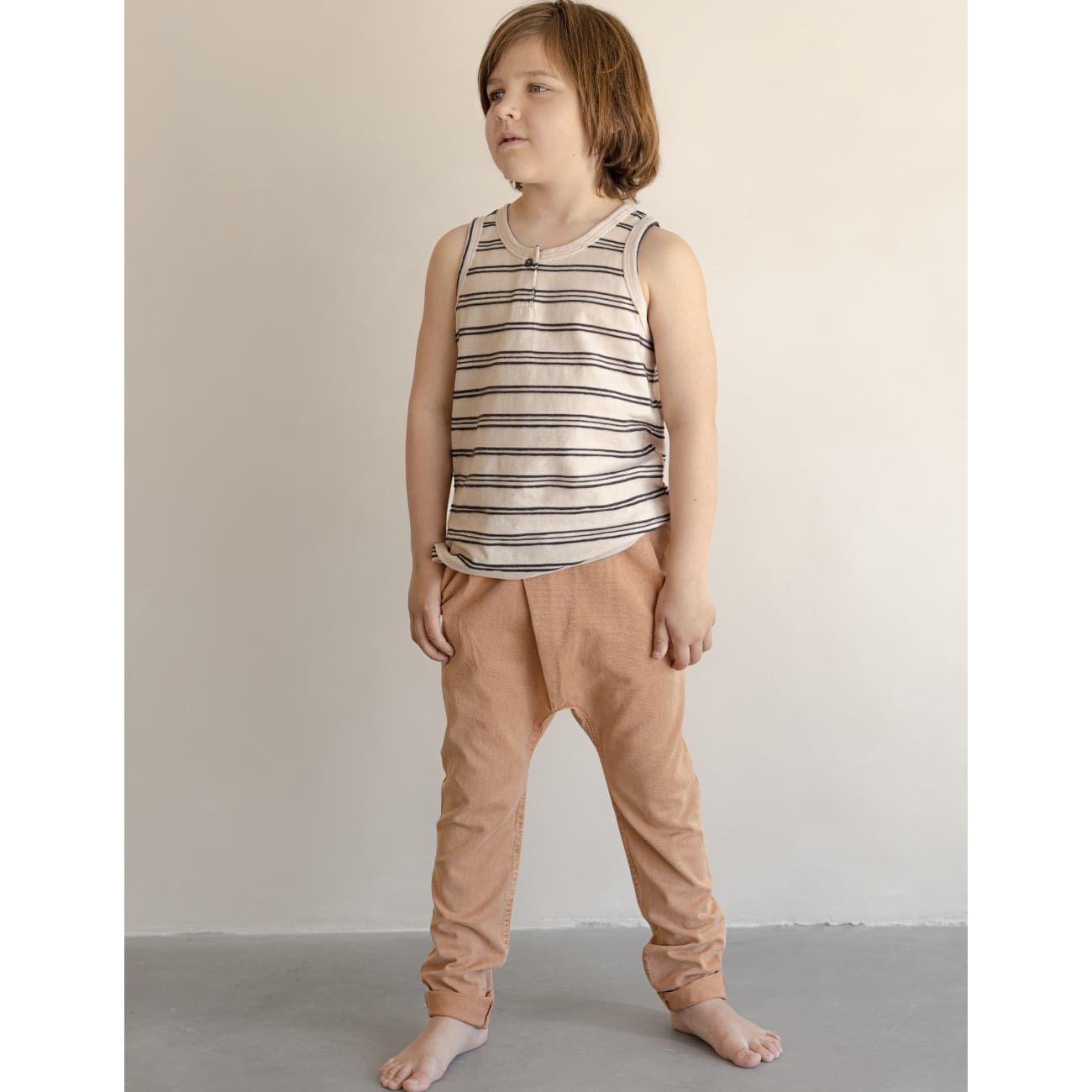 Twill Fold Over Chino | Dune