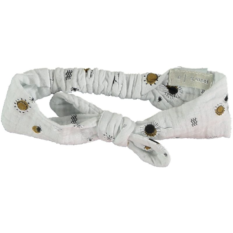 Printed Headband White