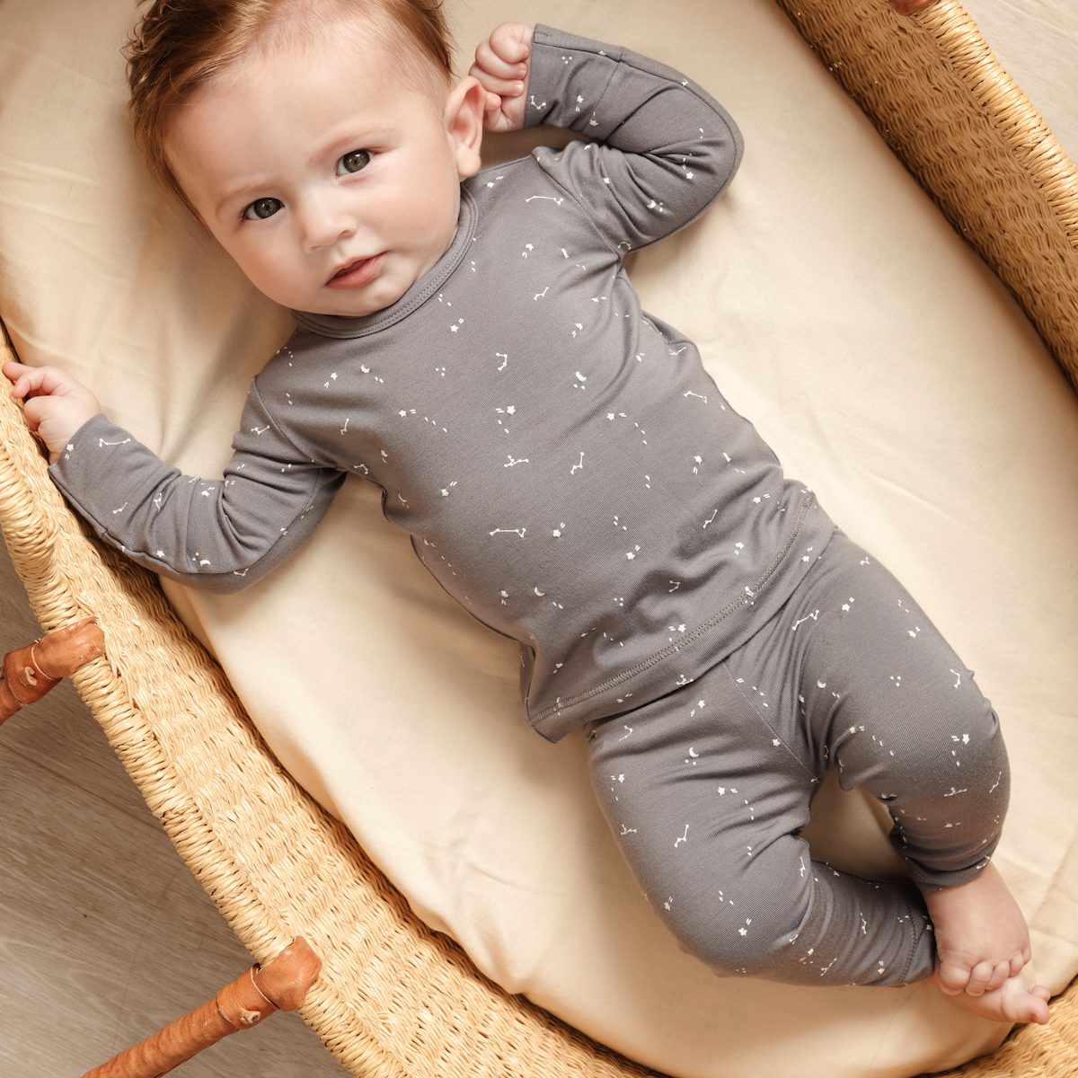 Bamboo L/S Tee & Leggings | Night Sky