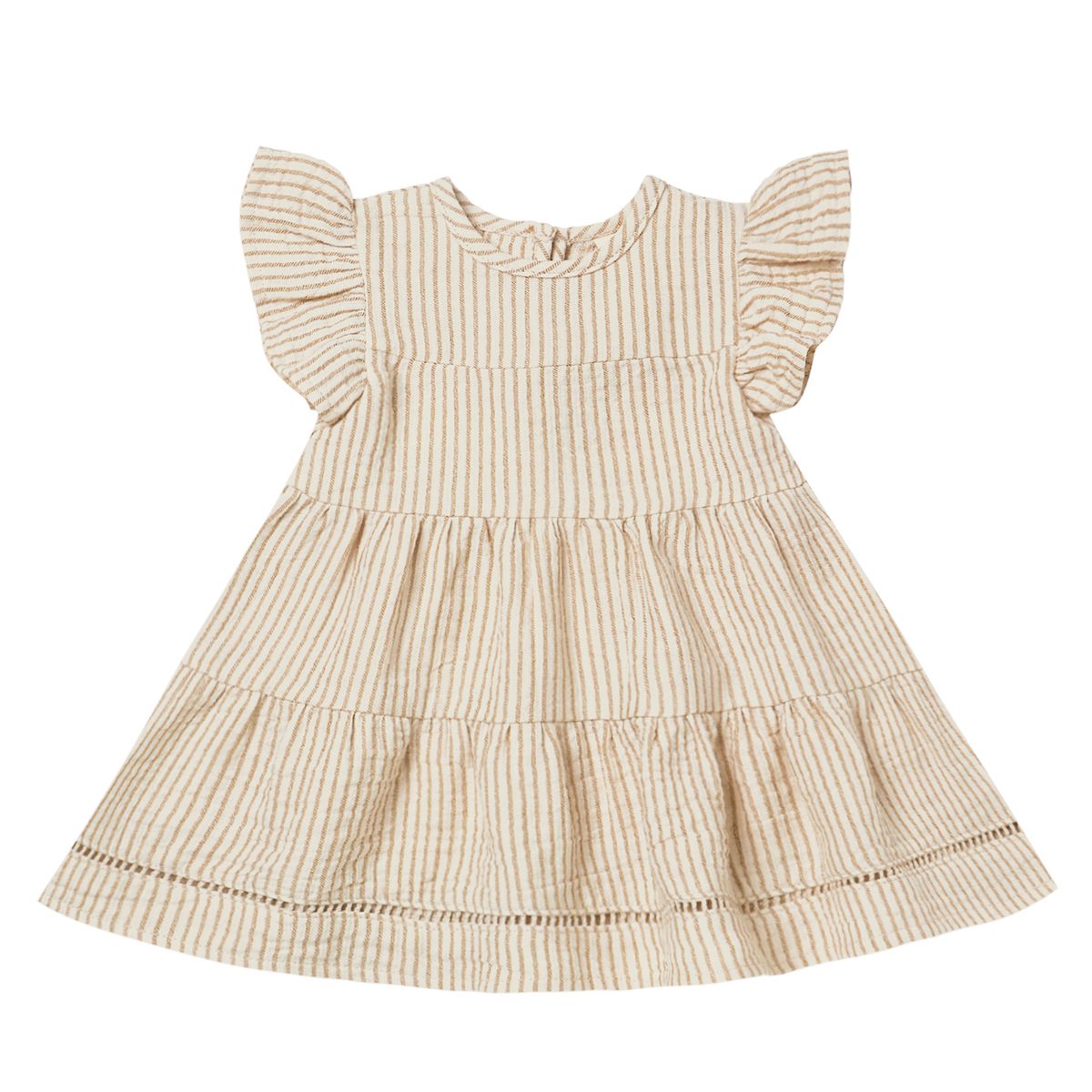 Belle Dress | Ocre Stripe