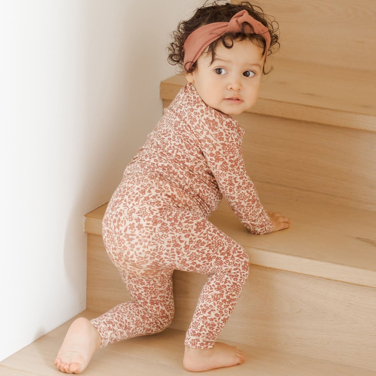 Bamboo Long Sleeve Pajama Set | Flower Field