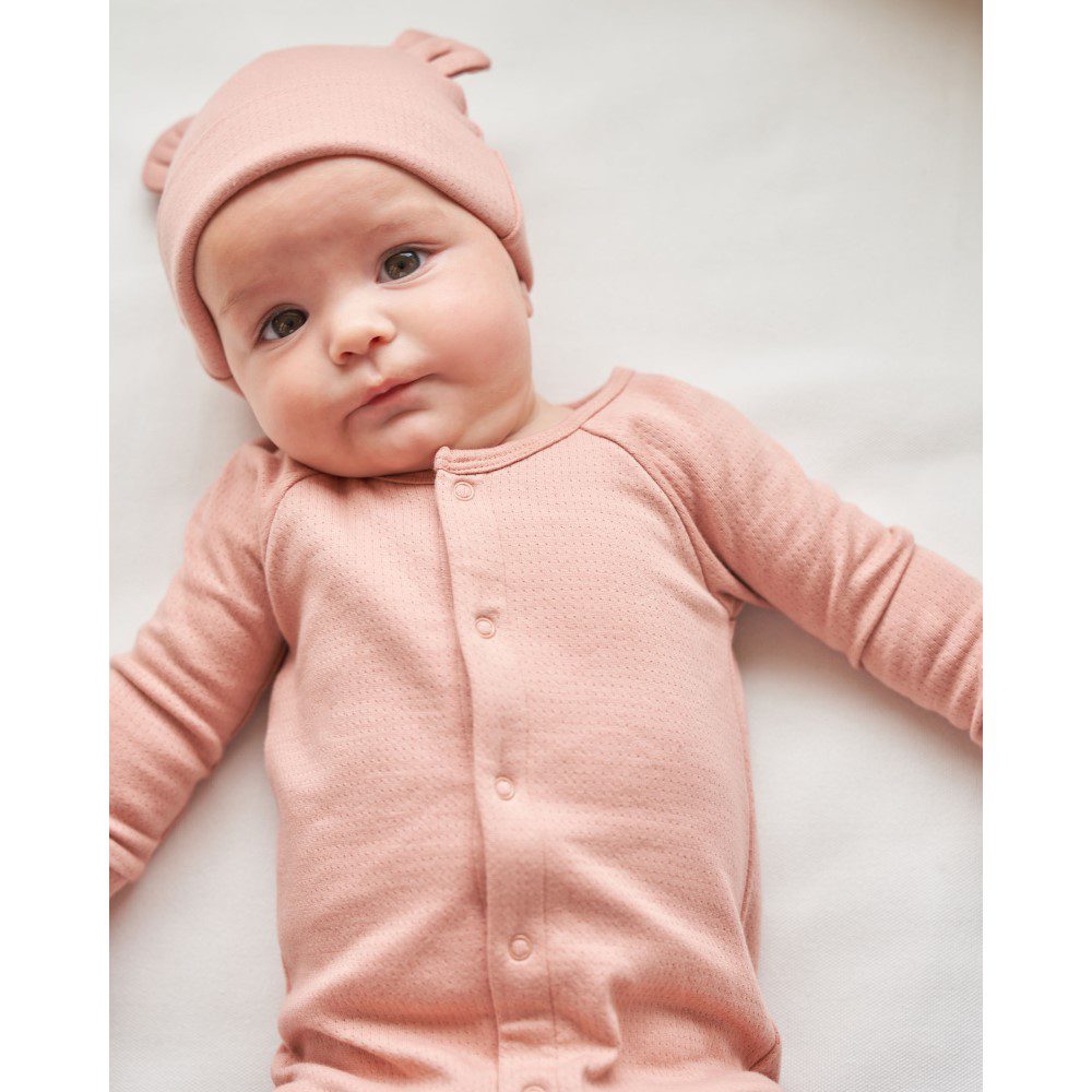 Pointelle Long John | Rose
