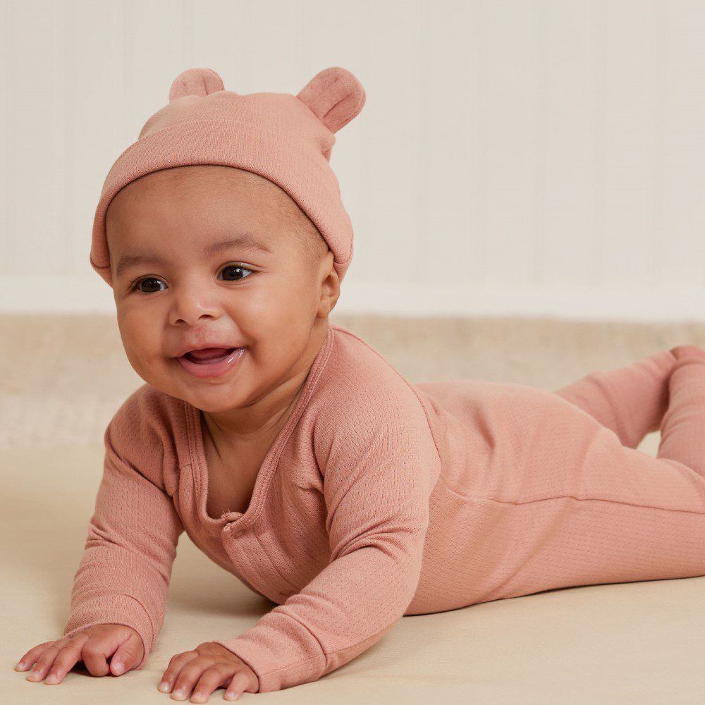 Pointelle Long John | Rose