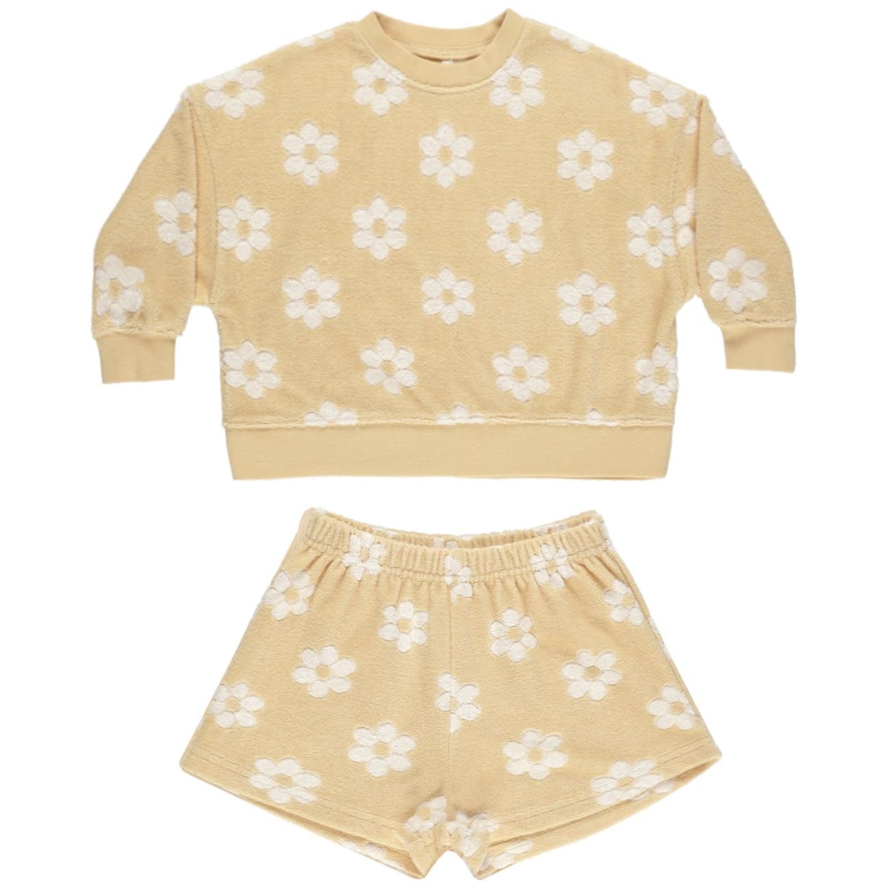 Boxy Pullover & Track Short | Daisy