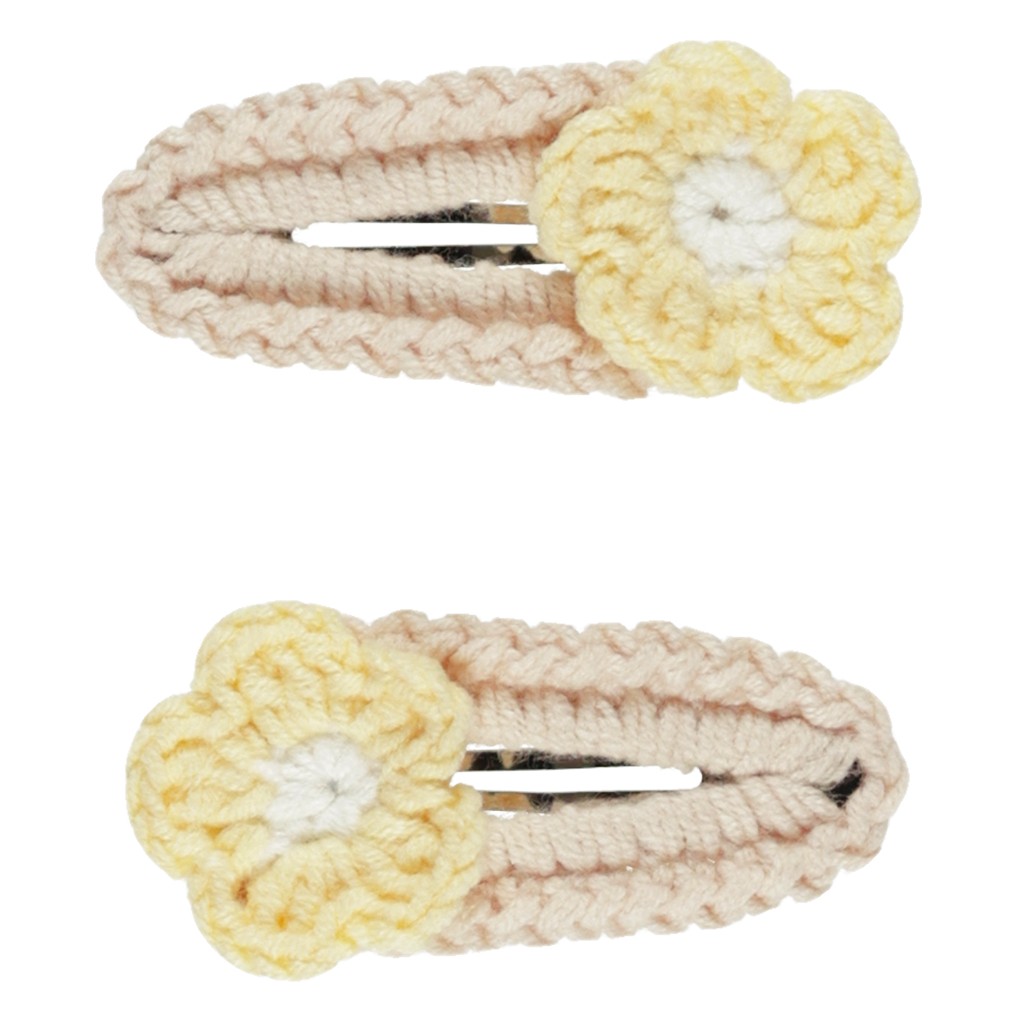 Crochet Clips | Yellow Daisy