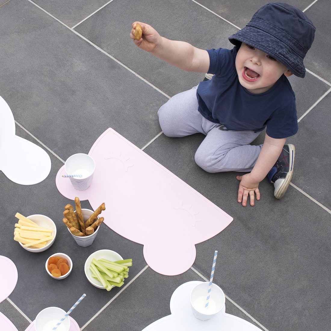 Bear Placie | Dusty Rose