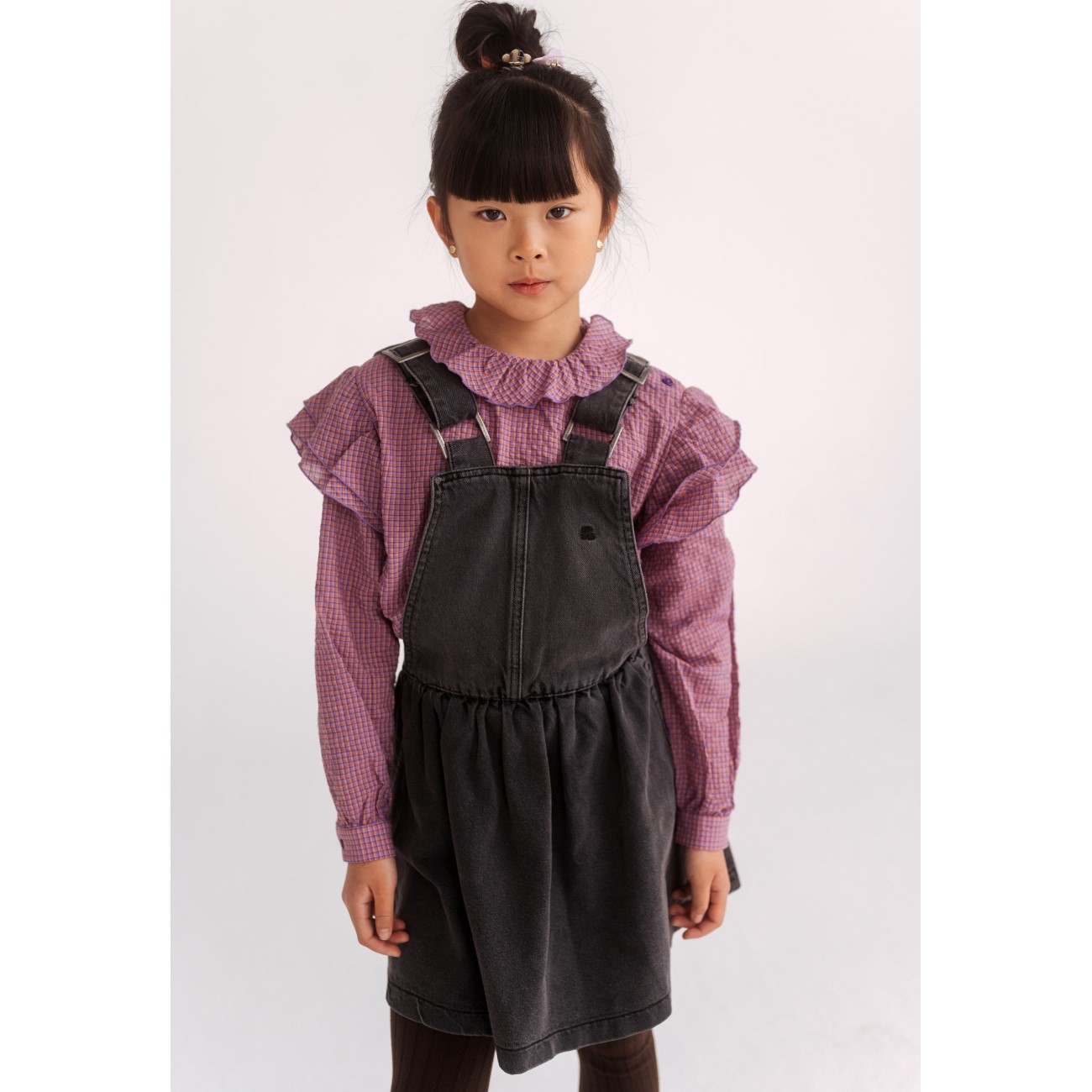 Salopette Dress | Medium Grey