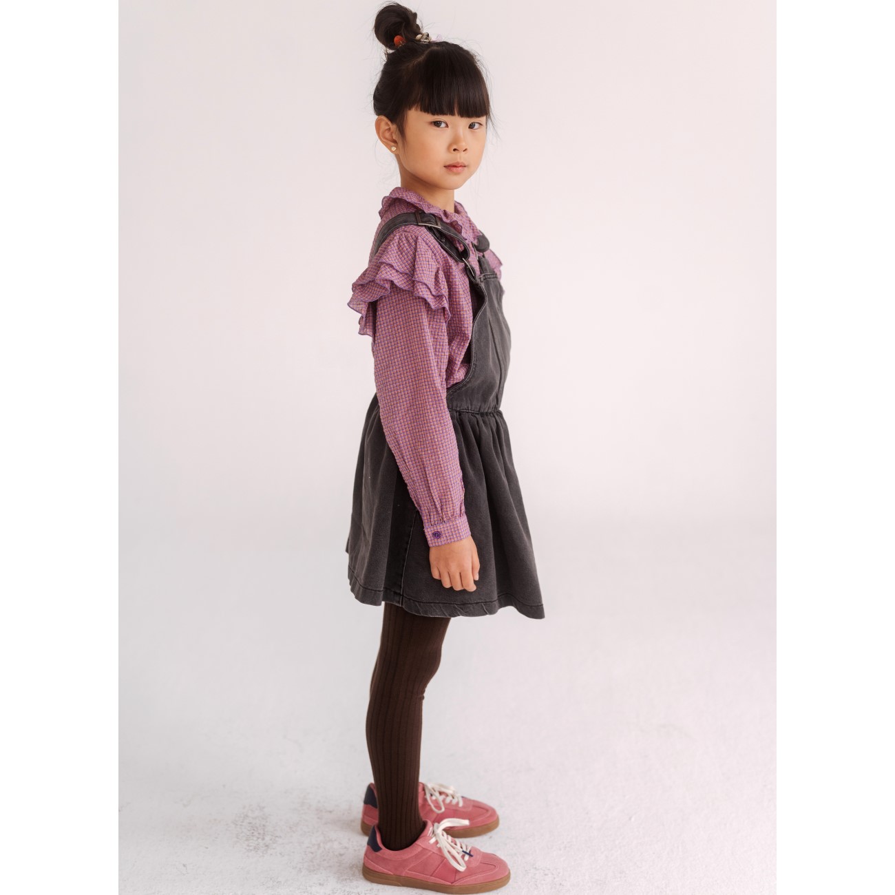 Salopette Dress | Medium Grey