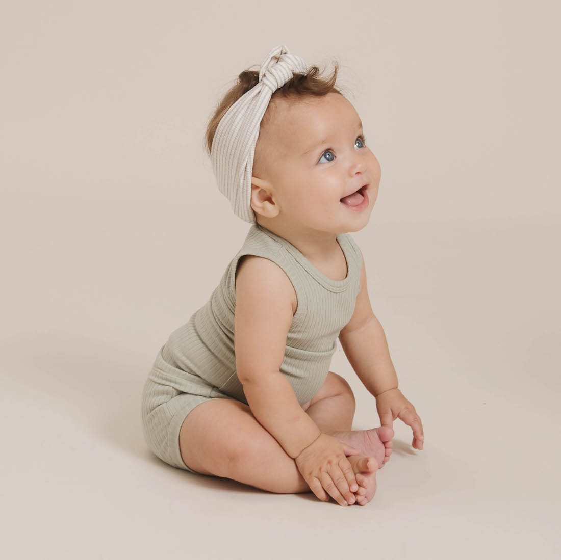 Ribbed Tank & Bloomer | Sage