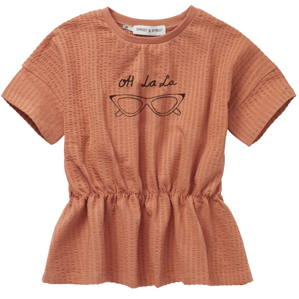 Peplum Shades Top | Café