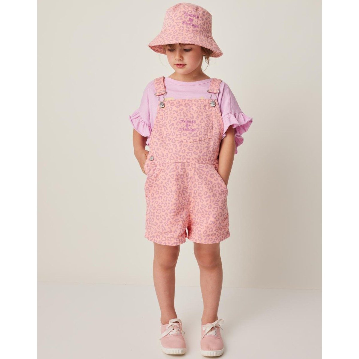 Tocoto Loves Vintage Ruffled Sleeve Tshirt