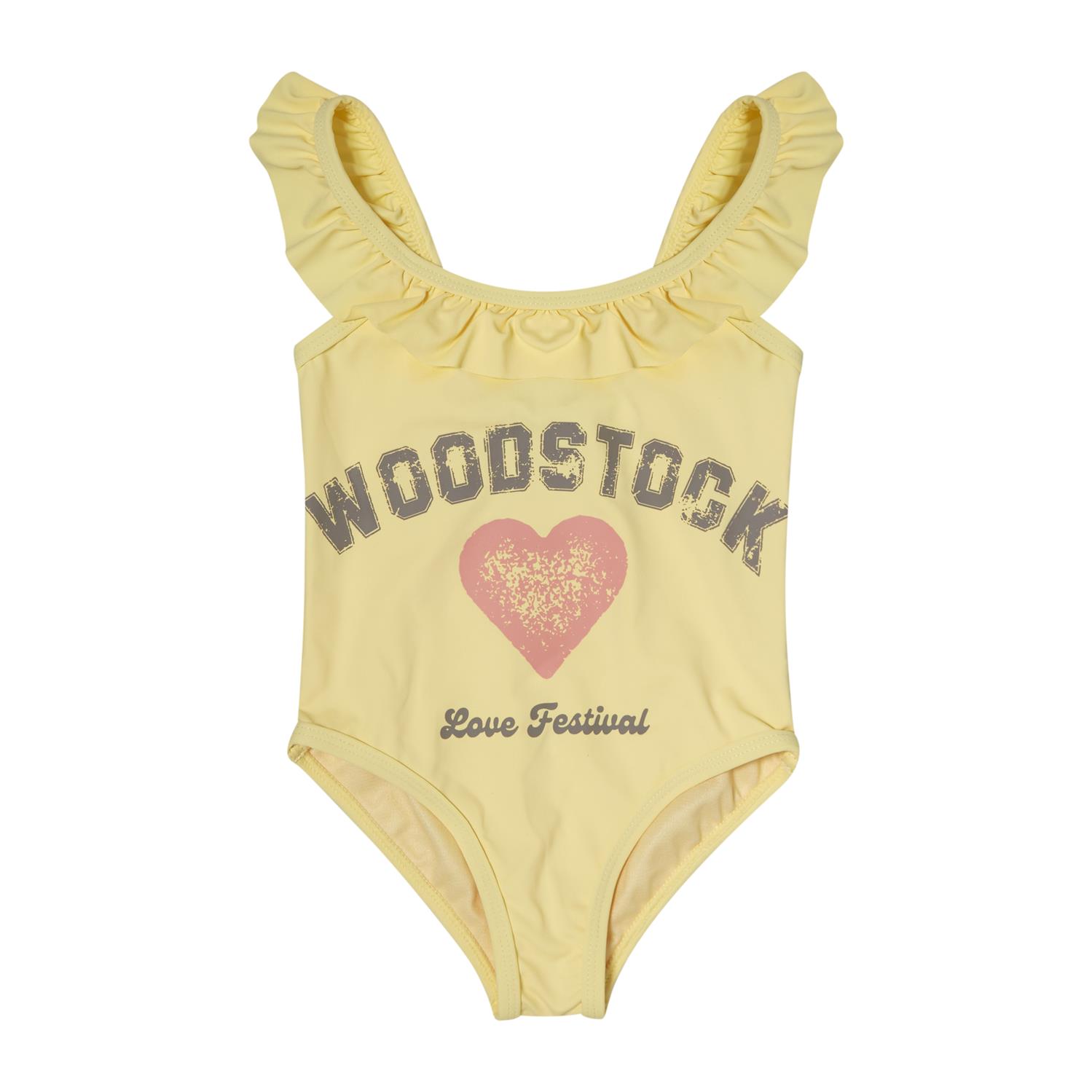 Swimsuit W/ 'Woodstock' Print