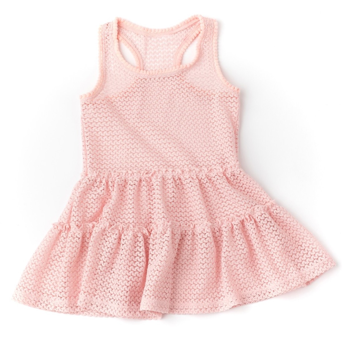 Crochet Tank Dress | Pink