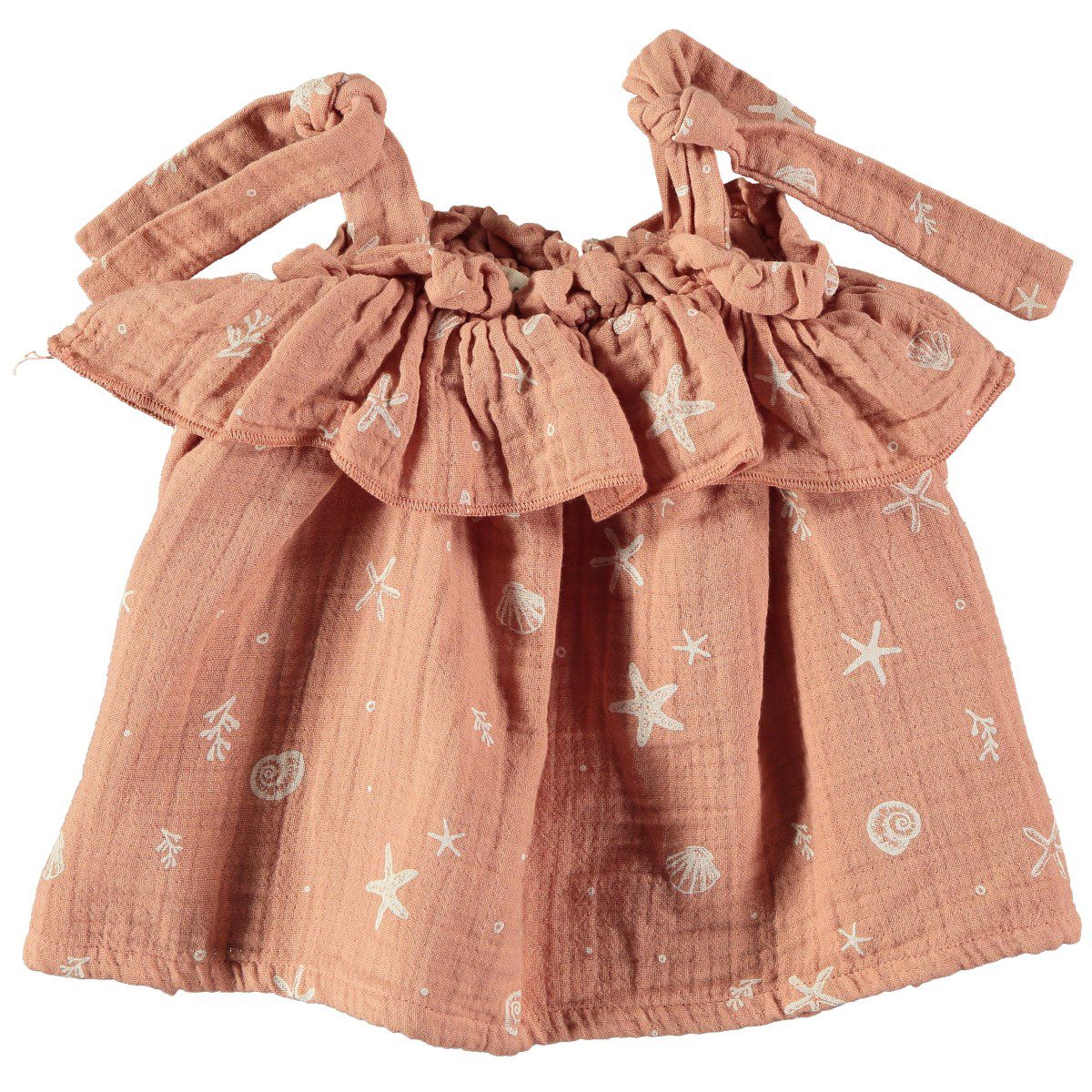 Ocean Blouse & Tossa Shorts | Coral