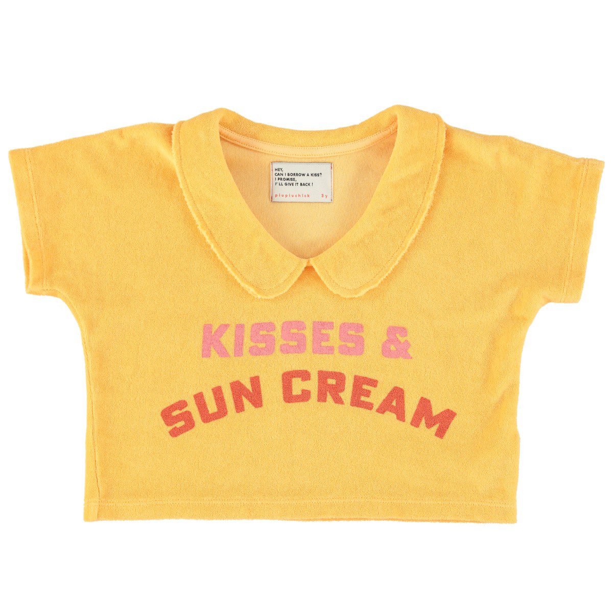 T-Shirt W/ Collar | Yellow with 