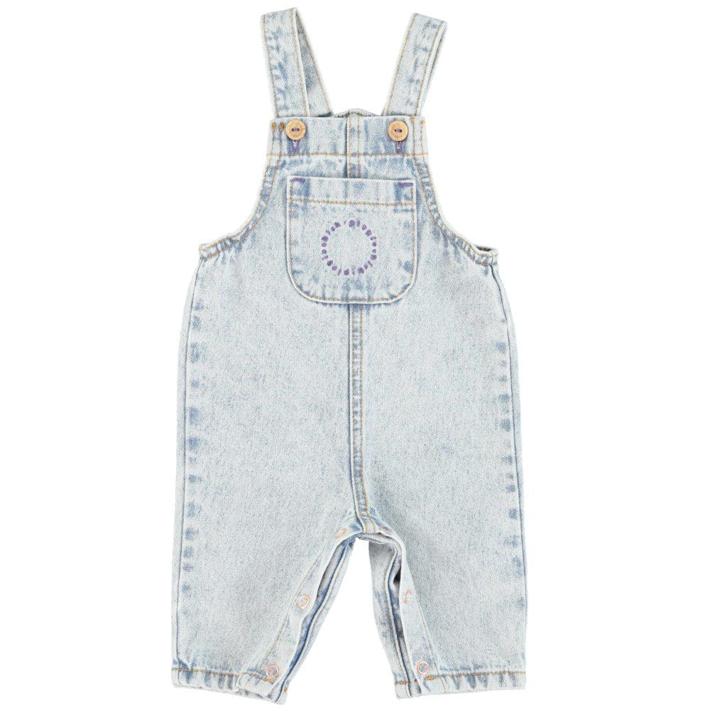 Baby Dungarees | Washed Blue Denim