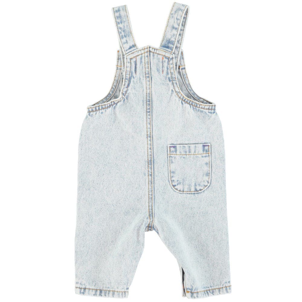 Baby Dungarees | Washed Blue Denim