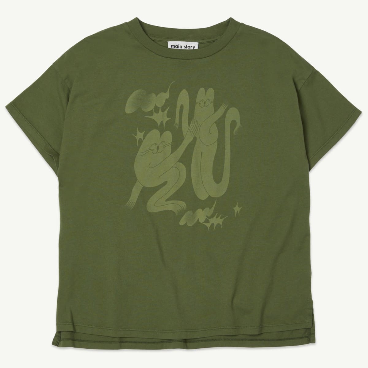 Oversized Tee | Pesto
