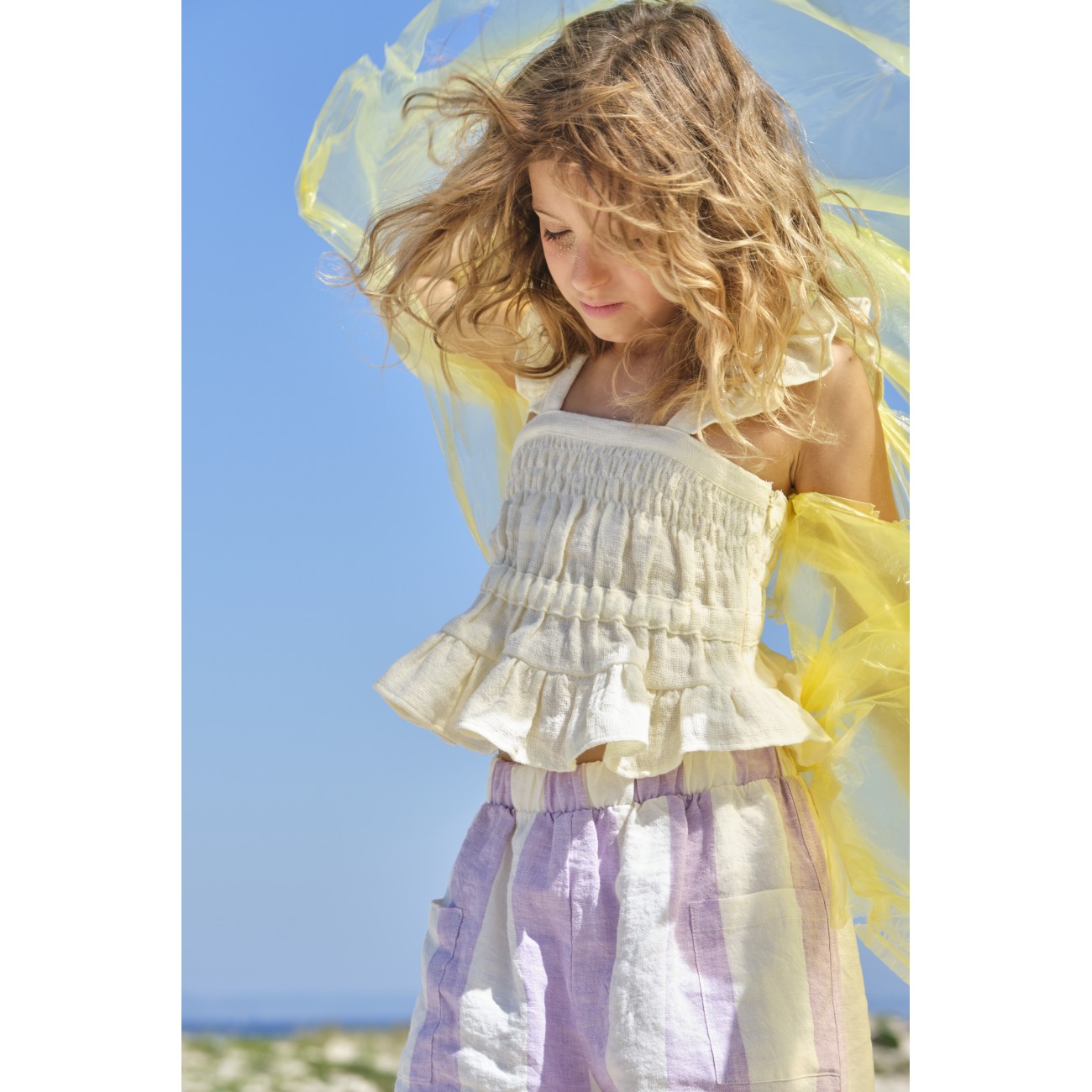 Mesh Top | Macaroon
