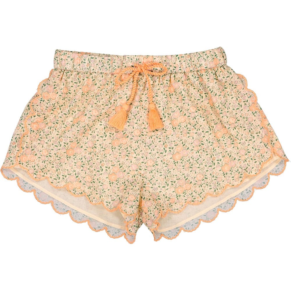 Short Kaela Cotton Veil Romantic Flower
