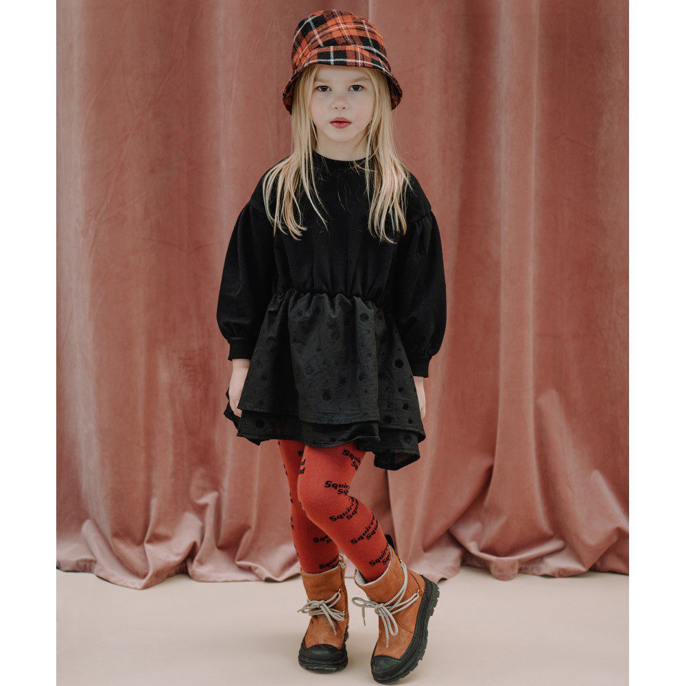 Dress Tutu Skirt Snowball Print
