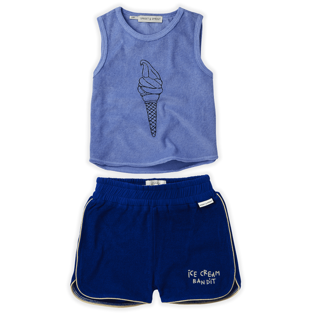 Tank Top Ice Cream & Sport Short Ice Cream Bandits