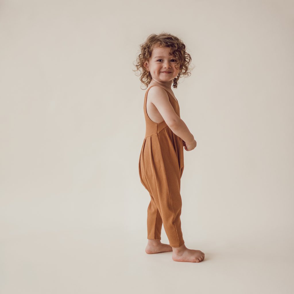 Taupe Bubble Romper