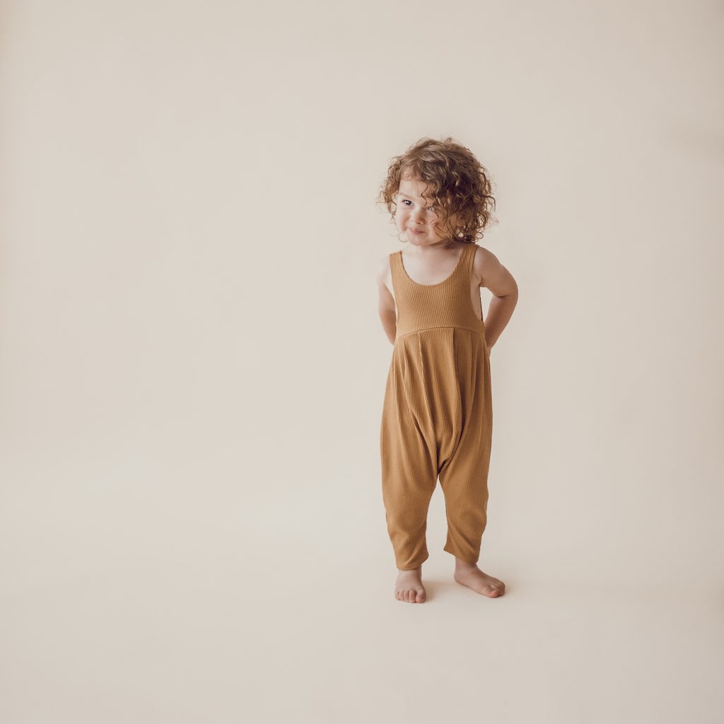 Taupe Bubble Romper
